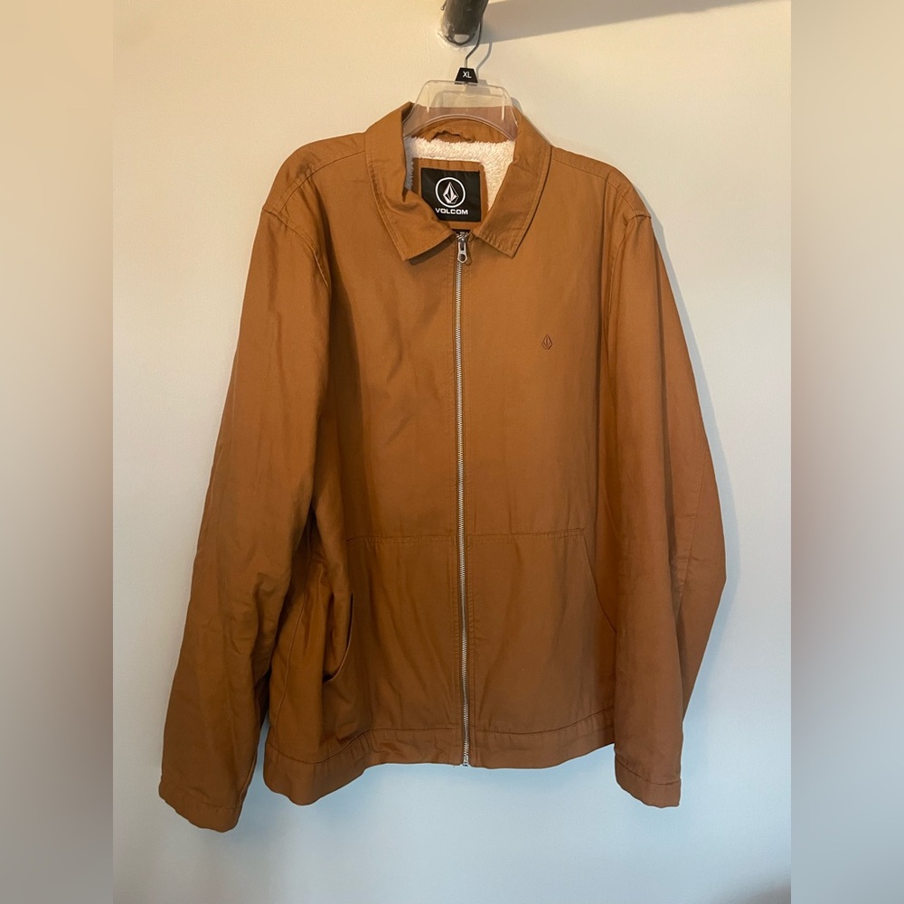 Volcom Sherpa lined workwear jacket XL